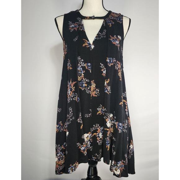 Free People Boho Tunic Flowy Mini Dress - Picture 1 of 7